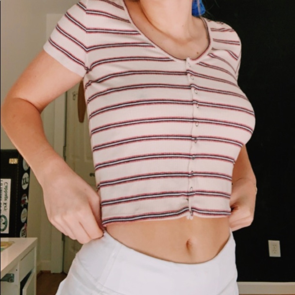 American Eagle Soft & Sexy Ribbed Shirt